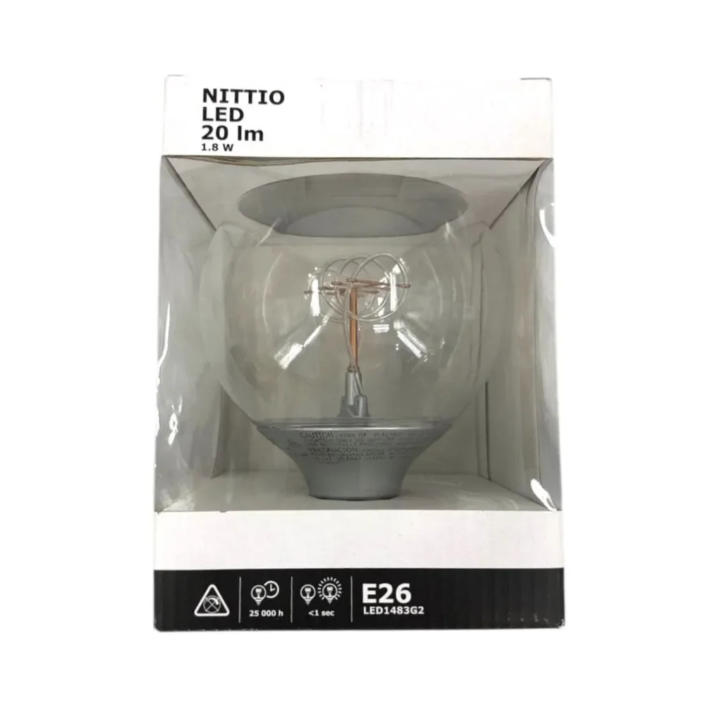 Ikea Nittio Light and Hemma Cord Set 003.171.55 300.815.56